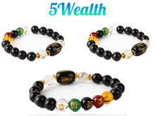 Load image into Gallery viewer, 5Wealth™ Feng Shui Obsidian Bracelet
