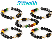 Load image into Gallery viewer, 5Wealth™ Feng Shui Obsidian Bracelet
